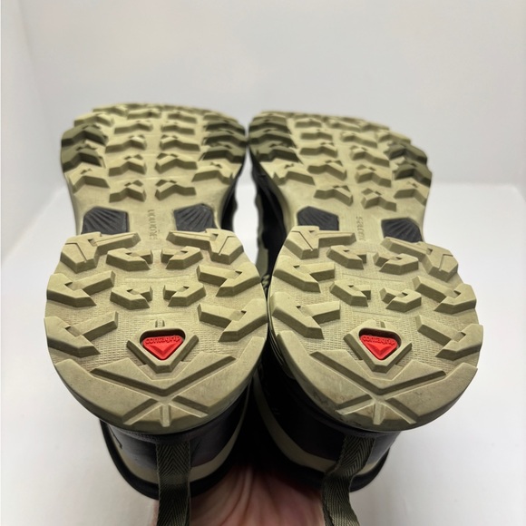 Salomon X Ultra 4 Women’s 8 Trail Hiking Shoes Green Tan Contagrip - Picture 10 of 14